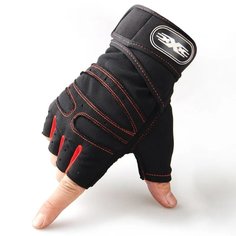 Перчатки без пальців для важкої атлетики XL