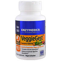 Ферменты для переваривания растительной клетчатки VeggieGest Enzymedica 60 капсул