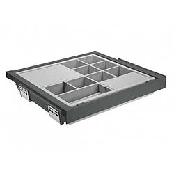 Органайзер для речей elite 600 мм з доводчиком Графіт