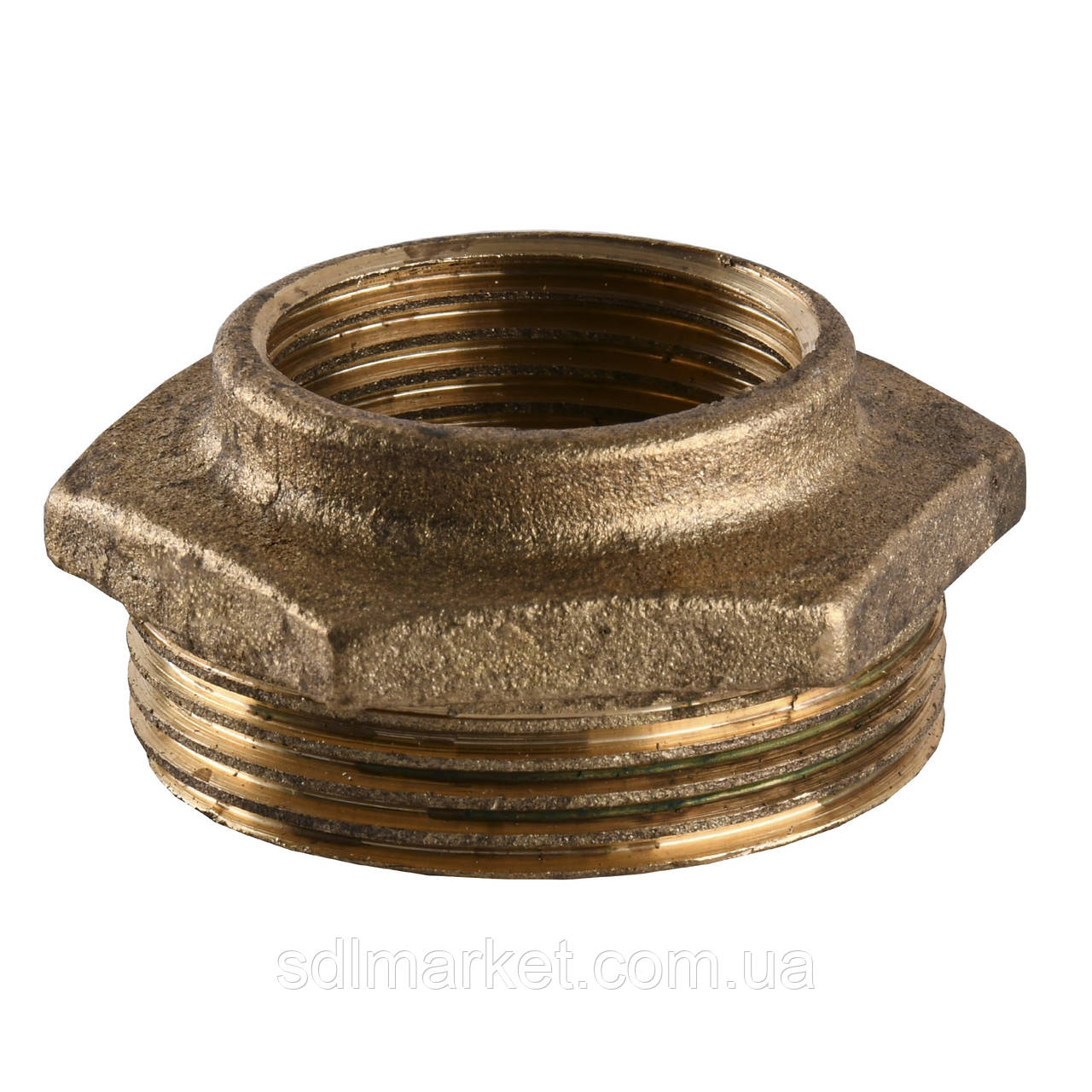 Футорка латунь 11/2 Наручна х 1 Внутрішня 722Б, фото 1