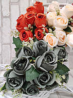 Букет троянд з добавками h 45 см