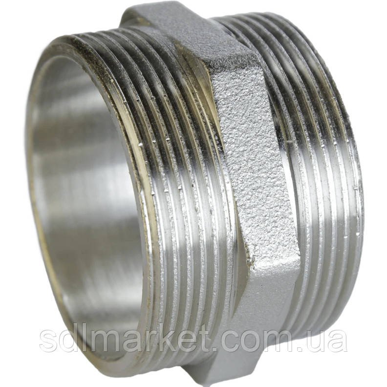 Ніпель 2 | Н нікельований NN882S OPTIMUM, фото 1