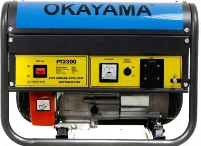 Генератор бензиновий OKAYAMA 3.5 кВт PT-3500 100% Мідна обмотка