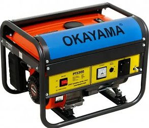 Генератор бензиновий OKAYAMA 3.5 кВт PT-3500 100% Мідна обмотка, фото 3