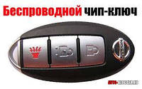 Ключ Nissan Leaf 13-18, smart key 3 кнопки, id46(pcf7952), 434 Mhz Europe,