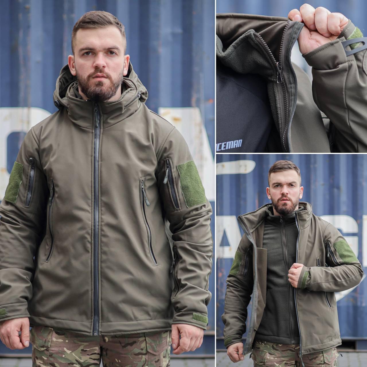Куртка 2 в 1 з підстібкою (СШ-З22) Soft Shell Grifon олива