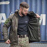 Куртка 2 в 1 з підстібкою (СШ-З22) Soft Shell Grifon олива, фото 3