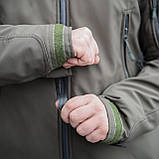 Куртка 2 в 1 з підстібкою (СШ-З22) Soft Shell Grifon олива, фото 4