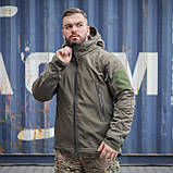 Куртка 2 в 1 з підстібкою (СШ-З22) Soft Shell Grifon олива, фото 10