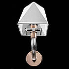 Бра з абажуром на 1 лампу Е14 колір каркасу золотий PM-P13-7290/1W/CL+FGD, фото 2