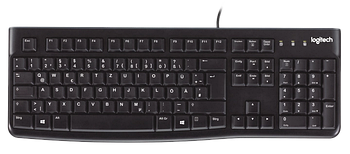Клавіатура дротова Logitech K120 USB UKR OEM (920-002643)