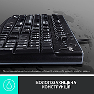 Клавіатура дротова Logitech K120 USB UKR OEM (920-002643), фото 4