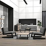 Диван ЛОФТ S метал, м'які подушки для офісу, дому, дачі, фото 4