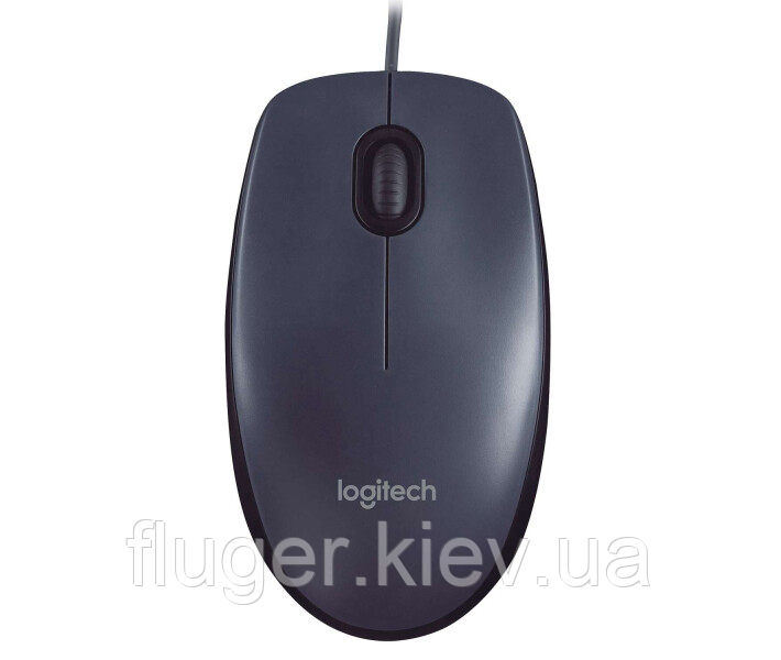 Миша Logitech M90 USB Dark (910-001794) Grey