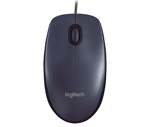 Миша Logitech M90 USB Dark (910-001794) Grey