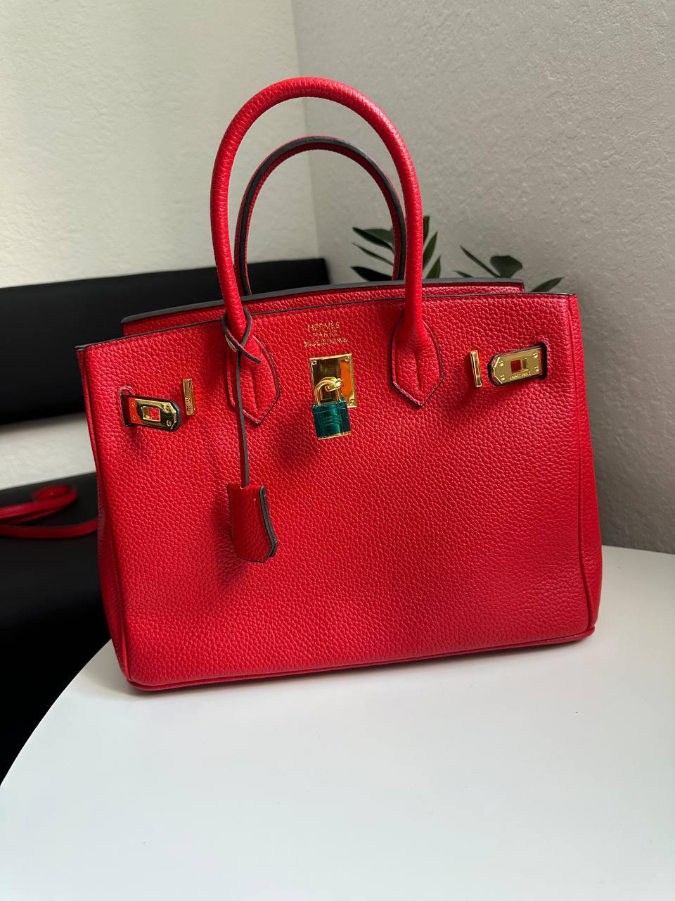 Жіноча сумка Эрмес червона Hermes Red, фото 1