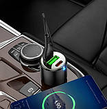 Автомобільний зарядний пристрій Hoco NZ6 USB/2Type-C 45W, 3.0A + кабель Type-C to Type-C, фото 6