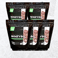 Сывороточный Mass Whey протеин на 150+ дней Poland белок 80%, ВСАА 16% со вкусом Шоколада 10 кг