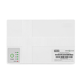 Портативне джерело безперебійного живлення GreenVision GV-008-UPS-DC1018W White