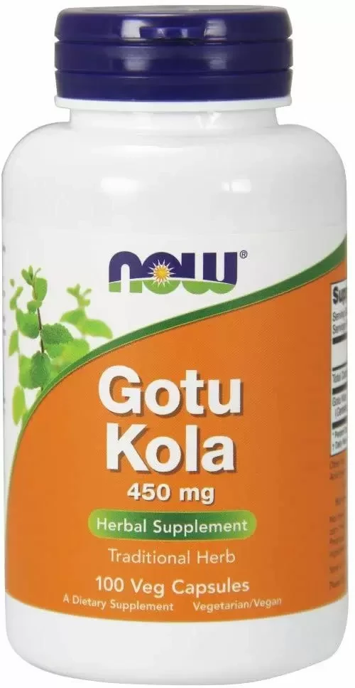 Готу кола NOW Foods Gotu Kola 450 mg 100 Caps