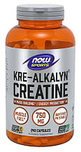 Креатин NOW Foods Kre-Alkalyn Creatine 120 Caps