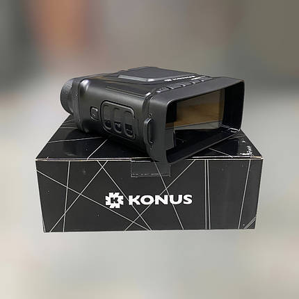 ПНБ, Бінокль нічного бачення KONUS KONUSPY-15, цифровий бінокуляр нічного бачення, зум 1x-5x, фото 1