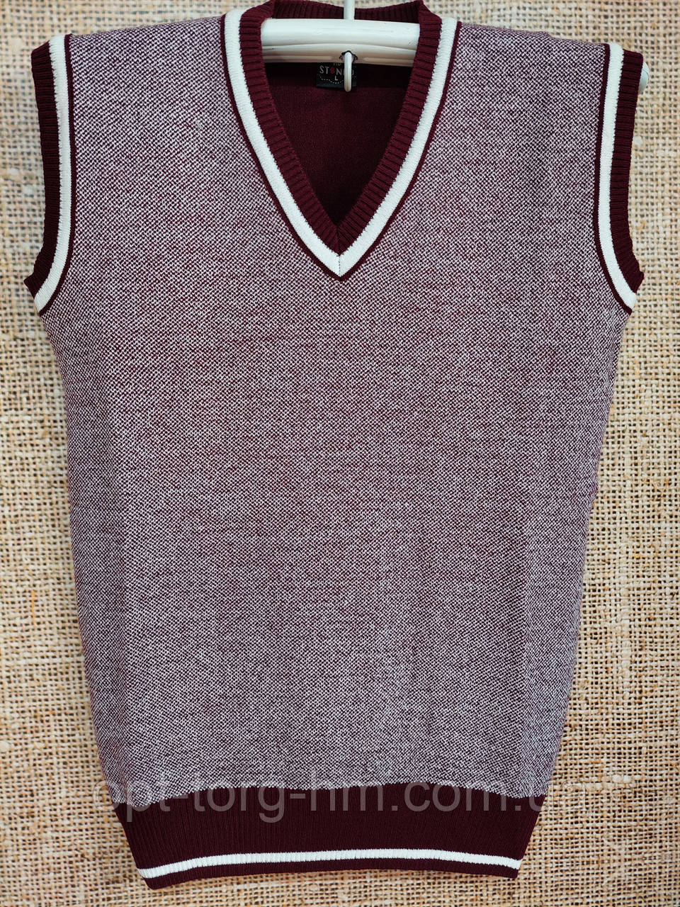 Чоловічий світер  L  (безрукавка), фото 1