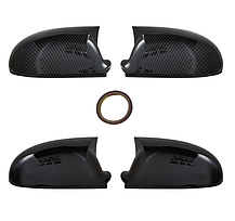 Накладки на дзеркала VW (Фольцваген) Golf 5, EOS, Golf 5/6 Plus, Jetta 5, Passat B5.5/B6, Sharan- Карбон (стиль GTI), фото 5