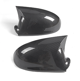 Накладки на дзеркала VW (Фольцваген) Golf 5, EOS, Golf 5/6 Plus, Jetta 5, Passat B5.5/B6, Sharan-  Карбон (стиль GTI)