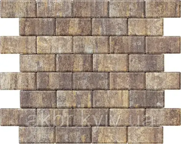 Бруківка 200х100х80 капучино, фото 1