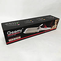 Міні плойка гофре GEMEI GM-1988-25, Плойка спіральна для завивки волосся, Стайлер ZQ-767 для завивки