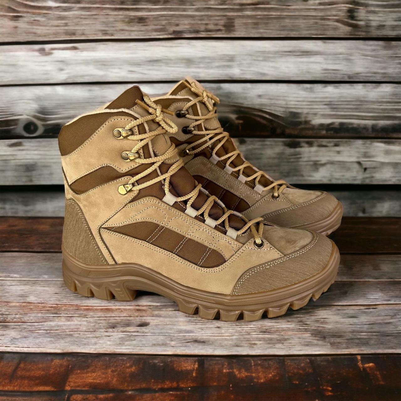 Тактичні військові черевики берці койот коричневі жіночі чоловічі осінь зима s710