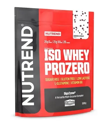 Протеїн Nutrend Iso Whey Prozero 500 g Cookies Cream, фото 1