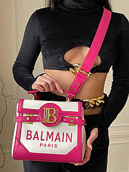 Жіноча сумка Бальман рожева Balmain Pink