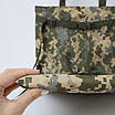 Каремат тактичний для сидіння 20 мм товщина з кріпленням на пояс Піксель, фото 2