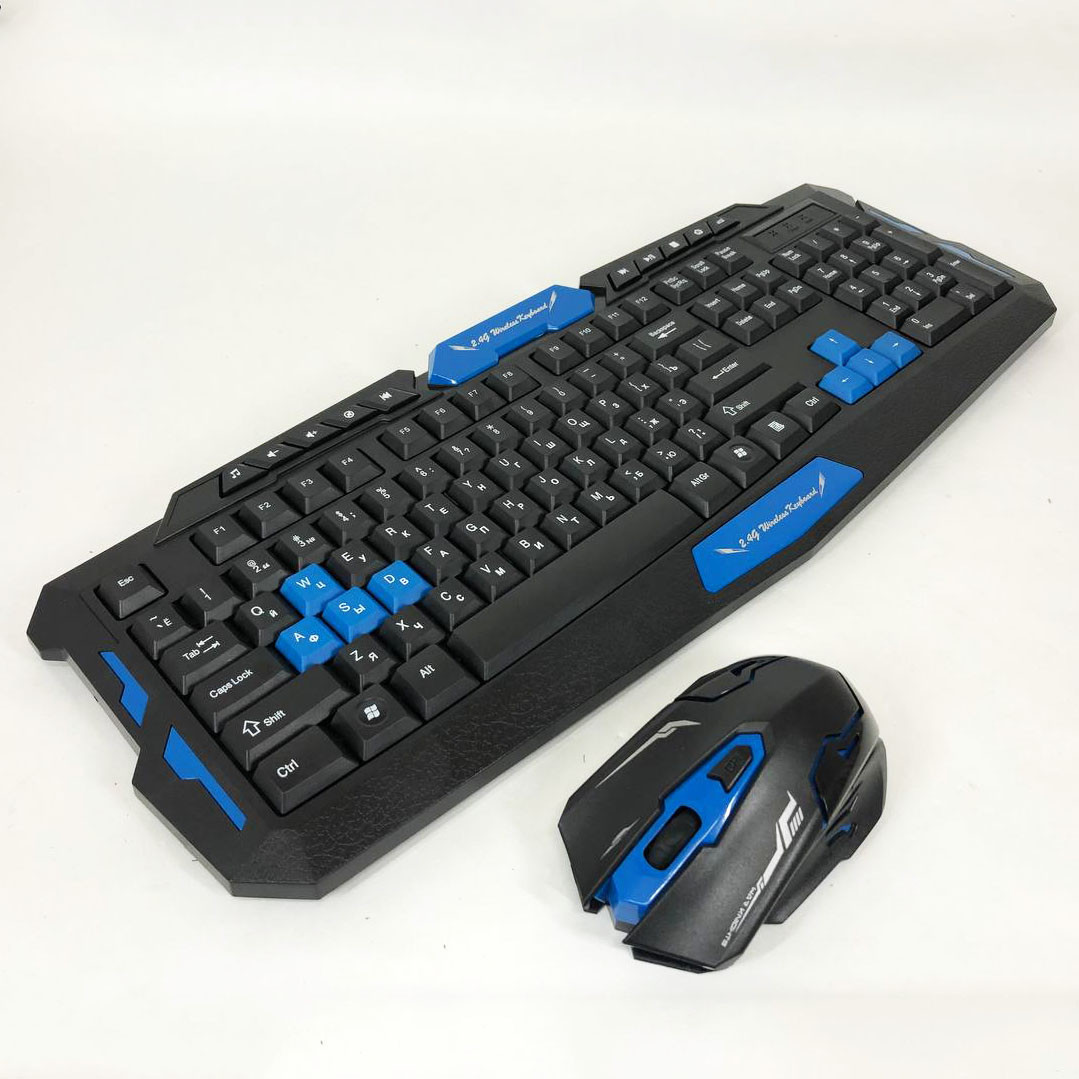 Клавиатура с мышкой HK-8100 - компьютерные мыши и клавиатуры - фото 4 - id-p1682089545