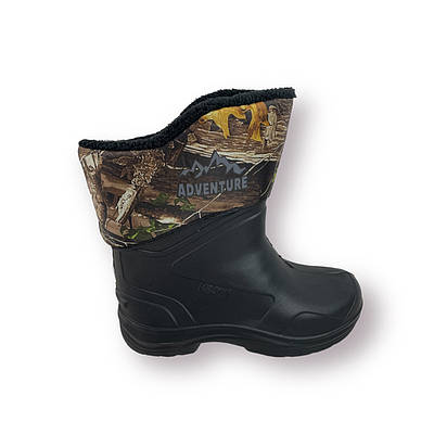 Чоловічі гумові чоботи Gipanis зимові камо