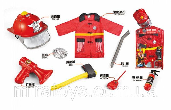 Дитячий набір пожежника, костюм пожежника, F012