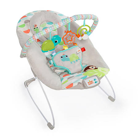 Шезлонг Bright Starts "Happy Safari Bouncer", фото 1