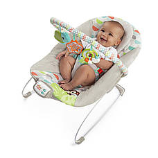 Шезлонг Bright Starts "Happy Safari Bouncer", фото 3
