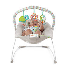 Шезлонг Bright Starts "Happy Safari Bouncer", фото 4