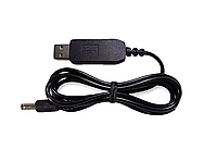 Кабель питания с преобразователем DC5-DC12V USB-5.5 1A 90см