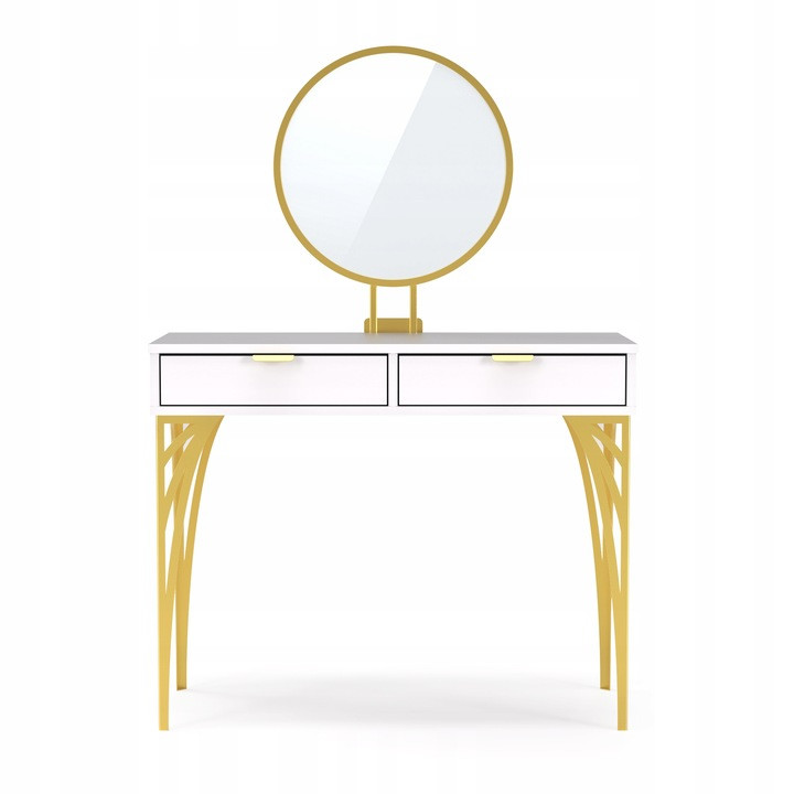 Туалетний столик Deco з дзеркалом у стилі Лофт, фото 1