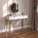 Туалетний столик Deco з дзеркалом у стилі Лофт, фото 6
