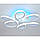 Люстра світлодіодна з пультом VOLNA 110W 3R WHITE/OPAL 220V IP20, фото 3