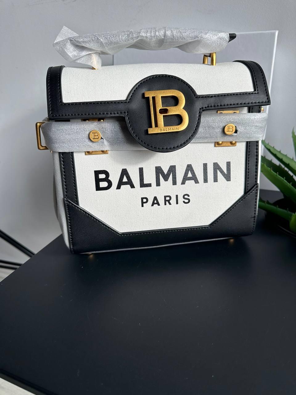 Жіноча сумка Бальман біла Balmain White, фото 1