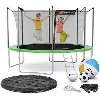 Батут із внутрішньою сіткою 12ft (366cm) Зелений