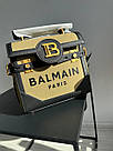 Жіноча сумка Бальман зелена Balmain Green, фото 4