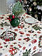 Скатертина новорічна на стіл гобеленова FIOCCO, фото 6