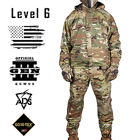 Комплект ECWCS Gen III Level 6, Розмір: Large Long, Колір: OCP Scorpion, Gore-Tex Paclite